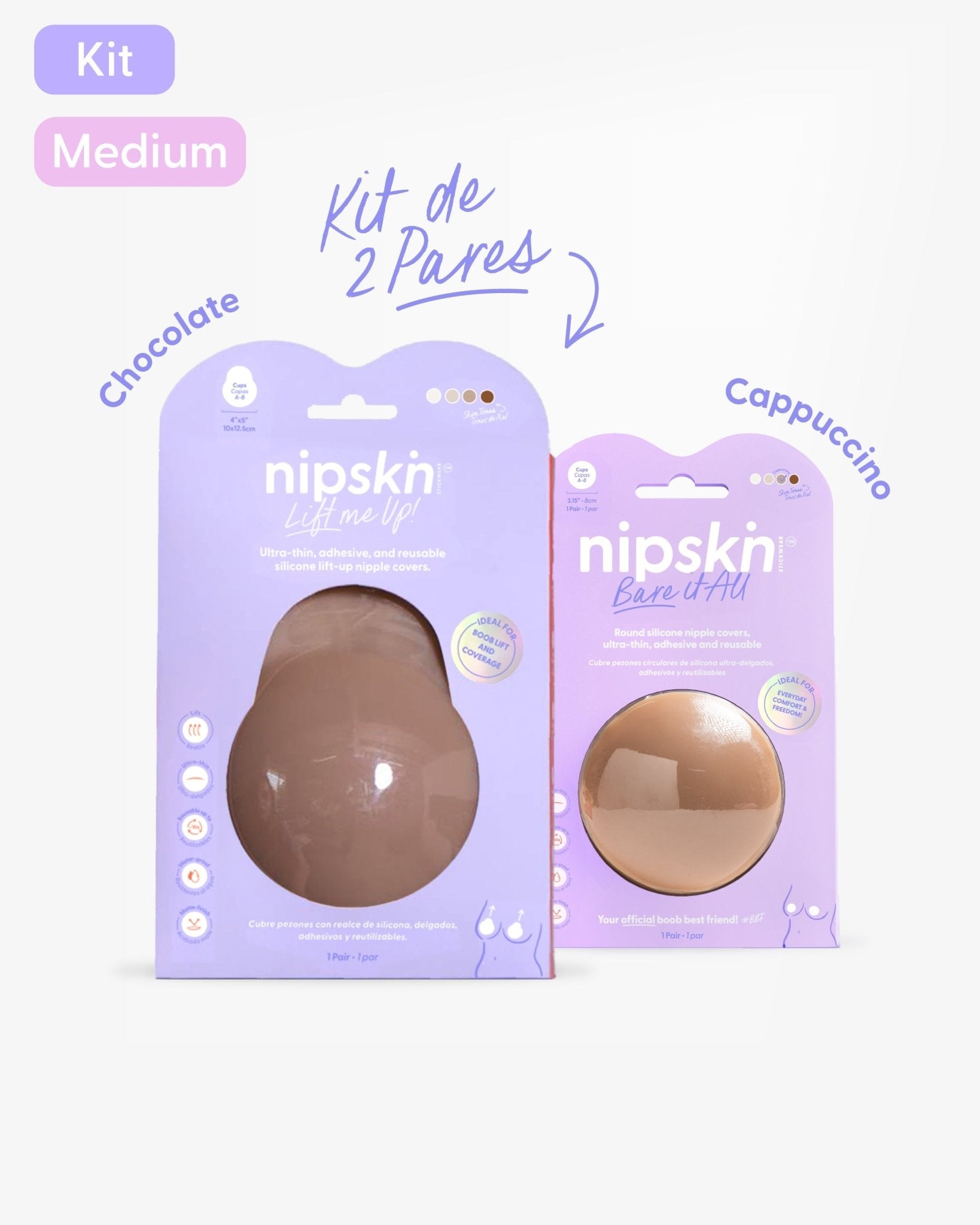 KIT Best Kept Secrets - Lift Me Up + Bare it All - Nipskin CR