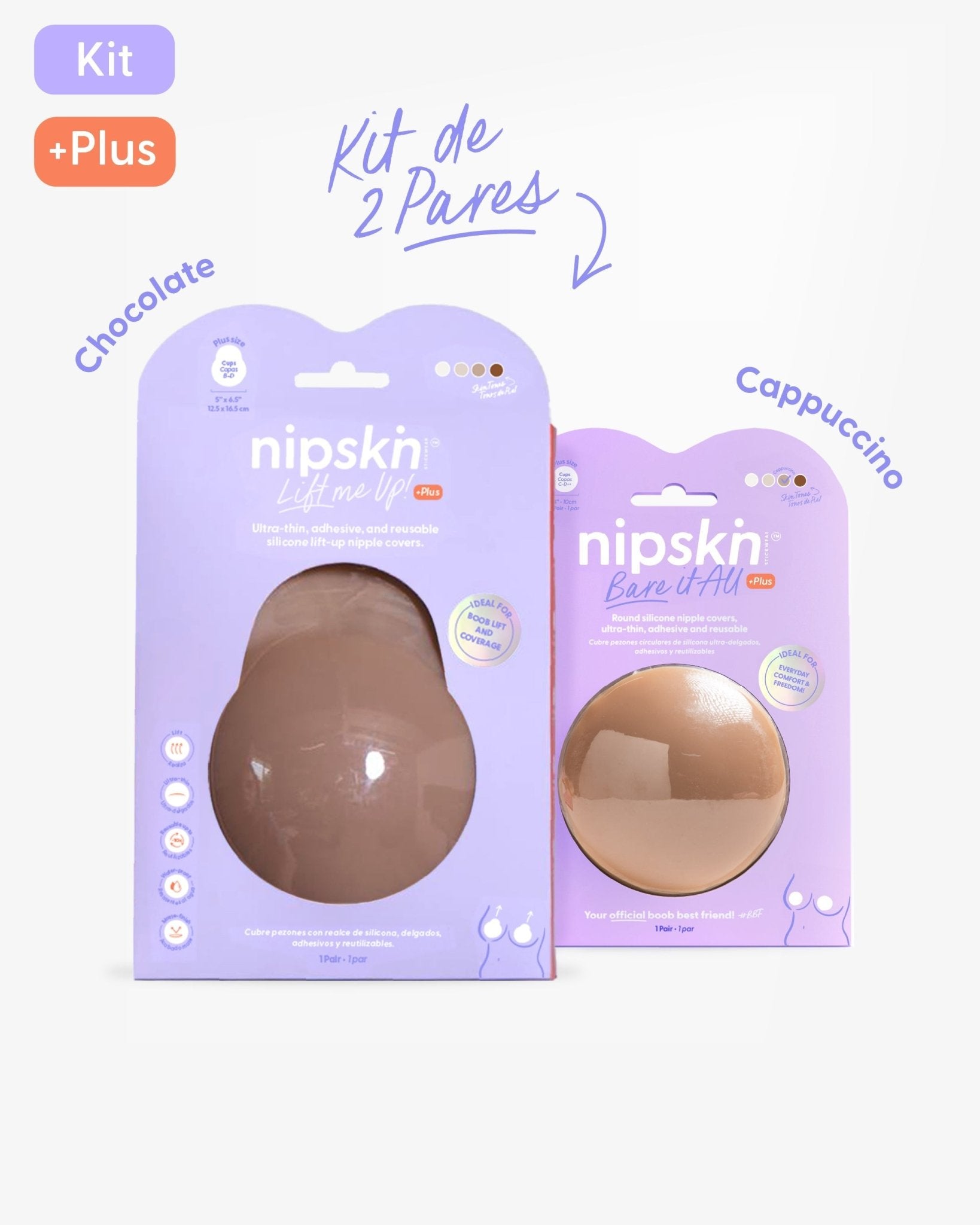 KIT Best Kept Secrets - Lift Me Up + Bare it All - Nipskin CR