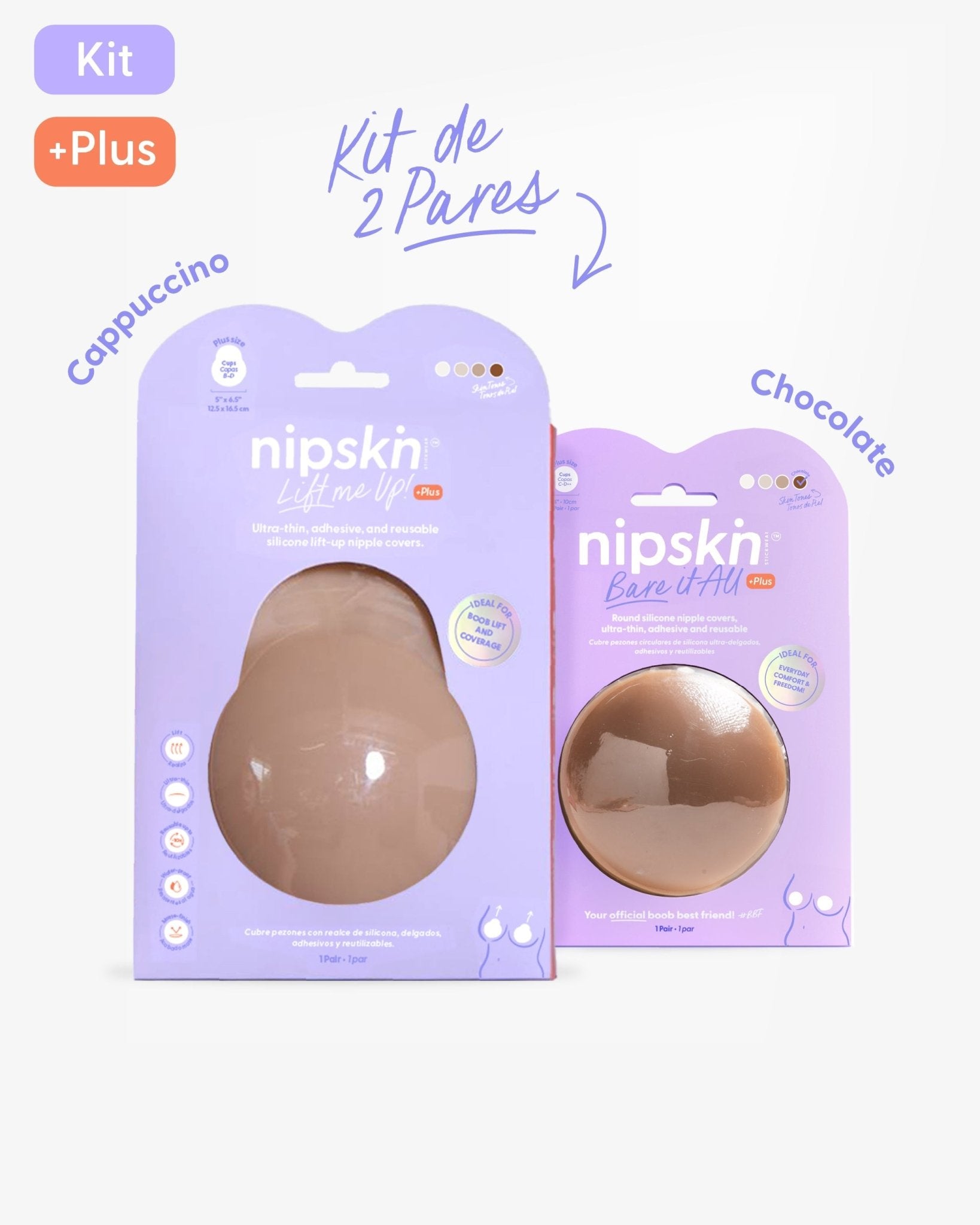 KIT Best Kept Secrets - Lift Me Up + Bare it All - Nipskin CR