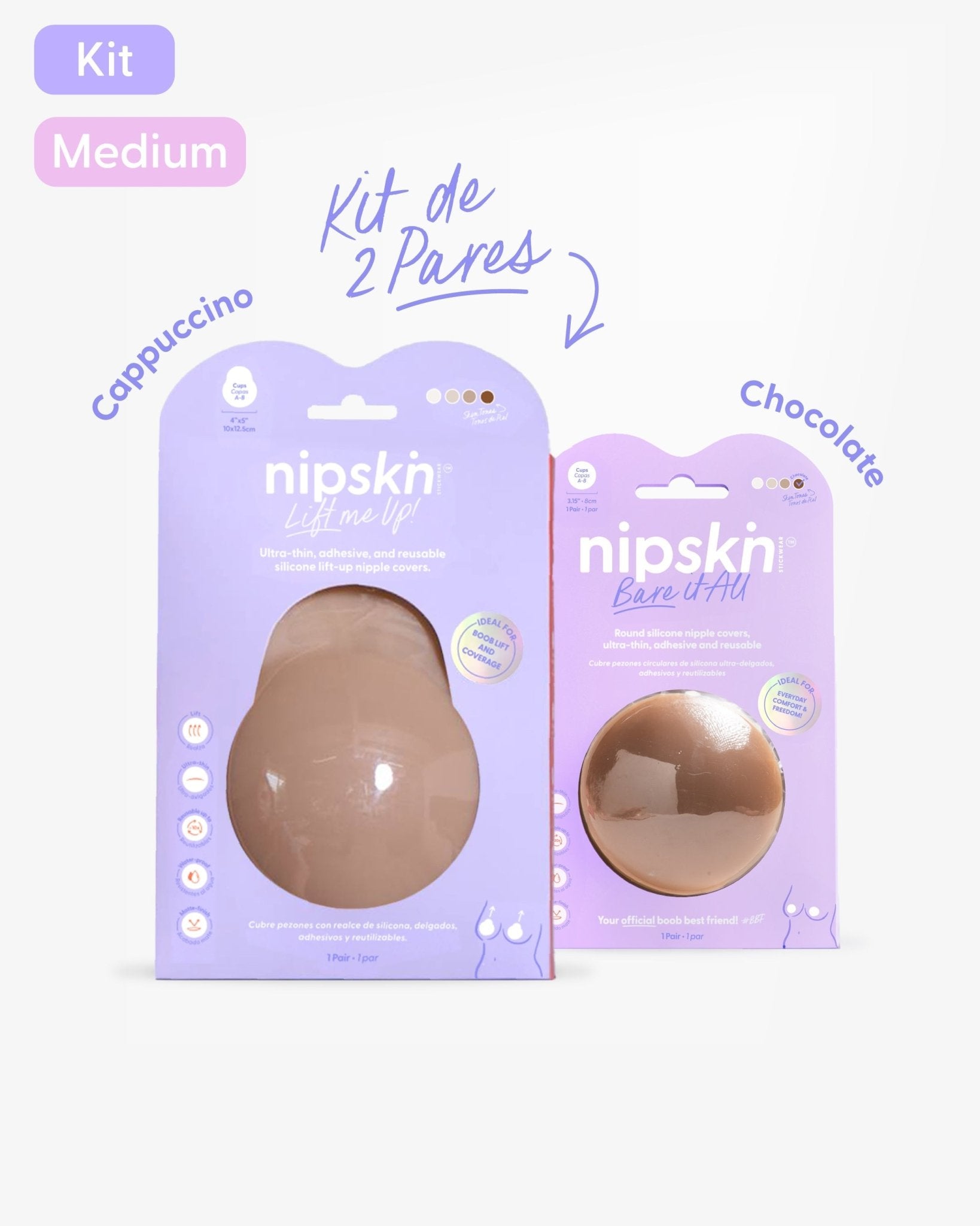 KIT Best Kept Secrets - Lift Me Up + Bare it All - Nipskin CR