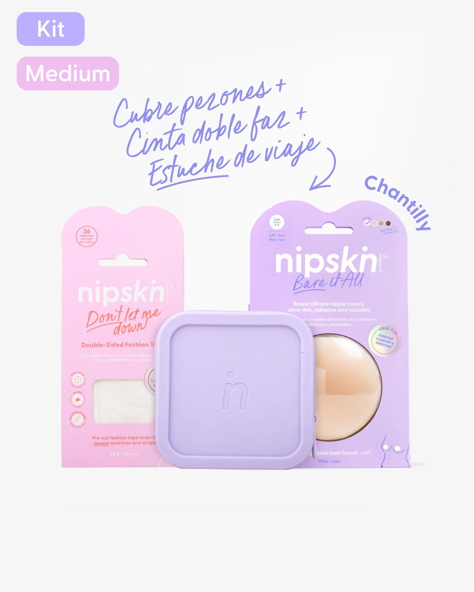 KIT Boob Voyage Essentials - Nipskin CR
