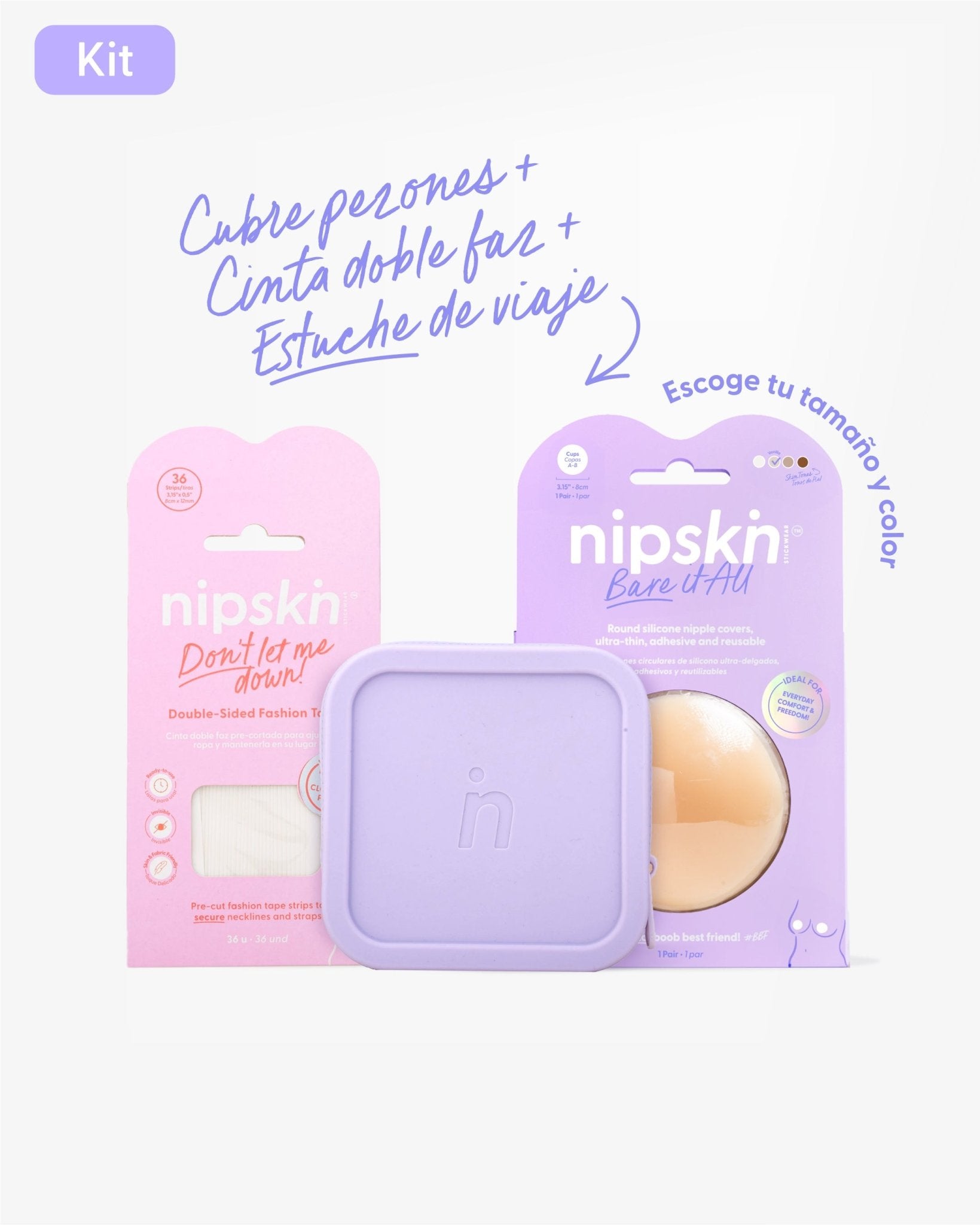 KIT Boob Voyage Essentials - Nipskin CR
