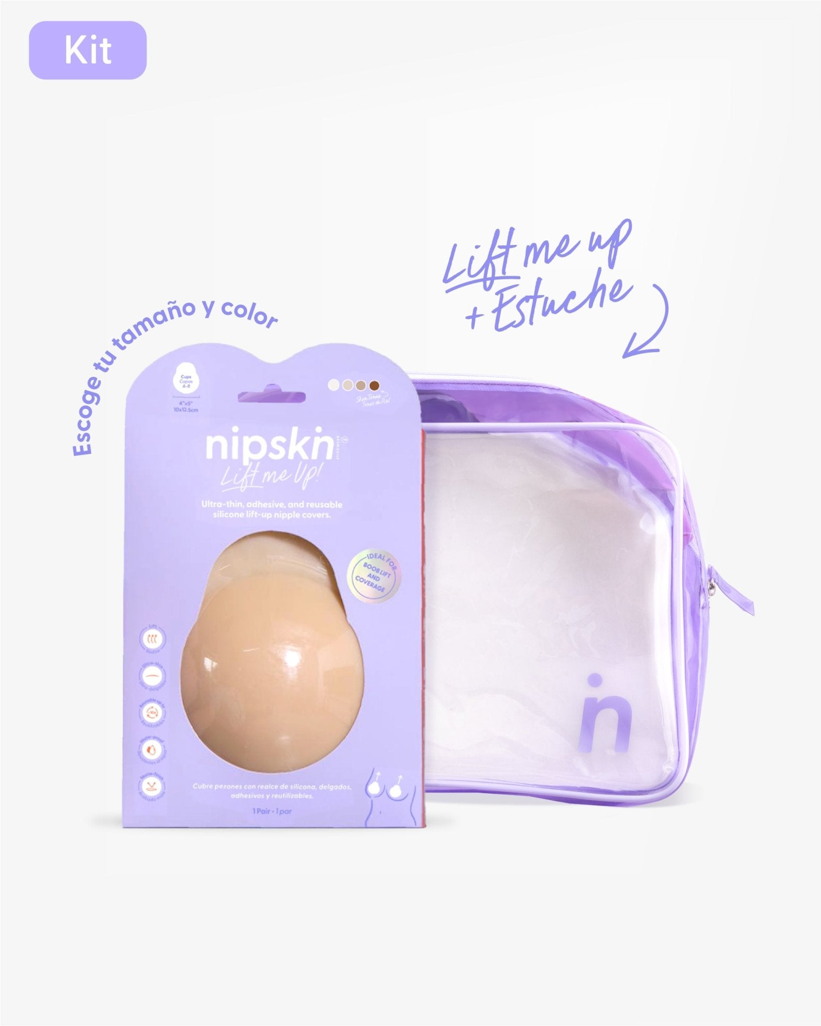 KIT Boobtox Lift - Lift Me Up + Pouch - Nipskin