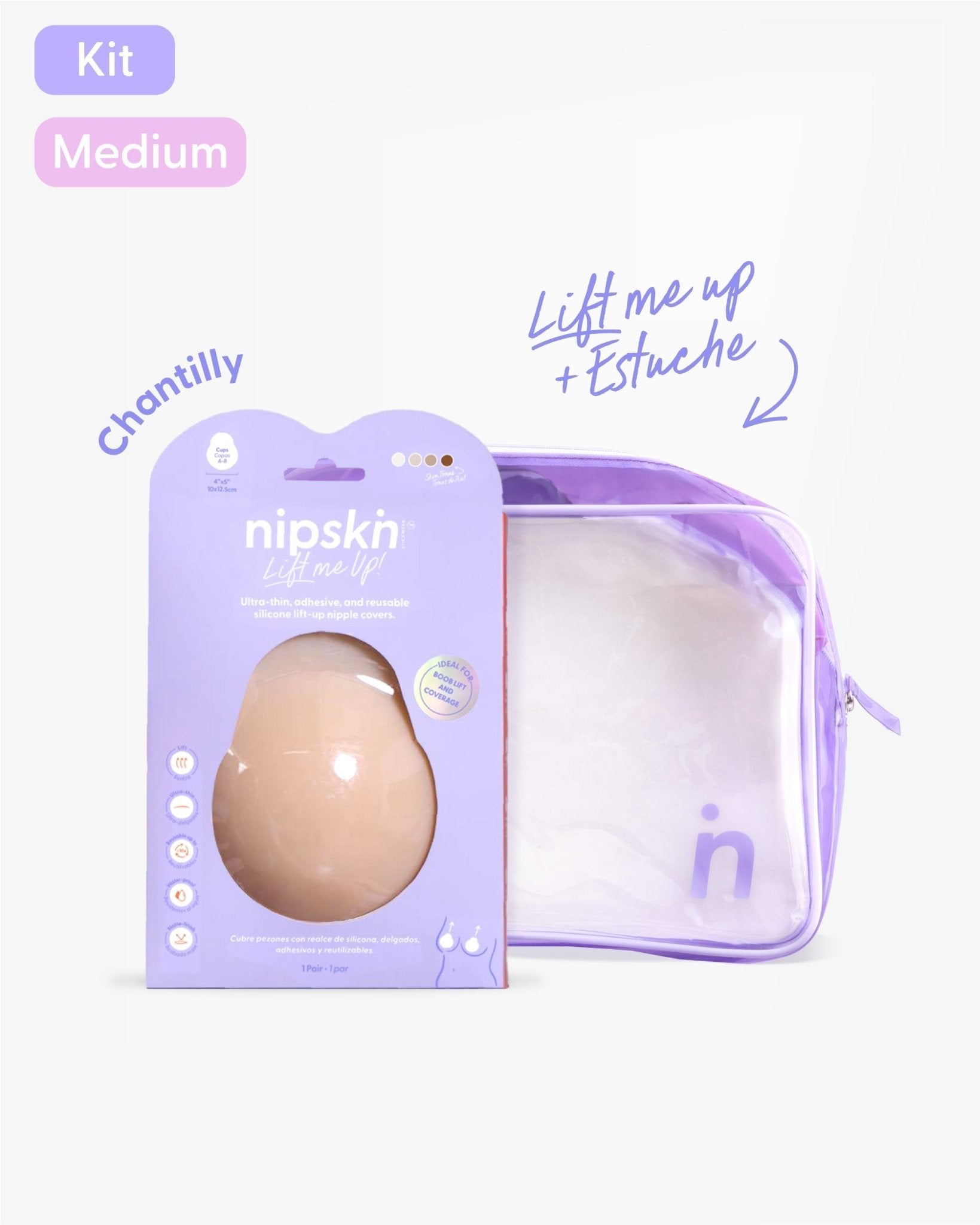 KIT Boobtox Lift - Lift Me Up + Pouch - Nipskin CR