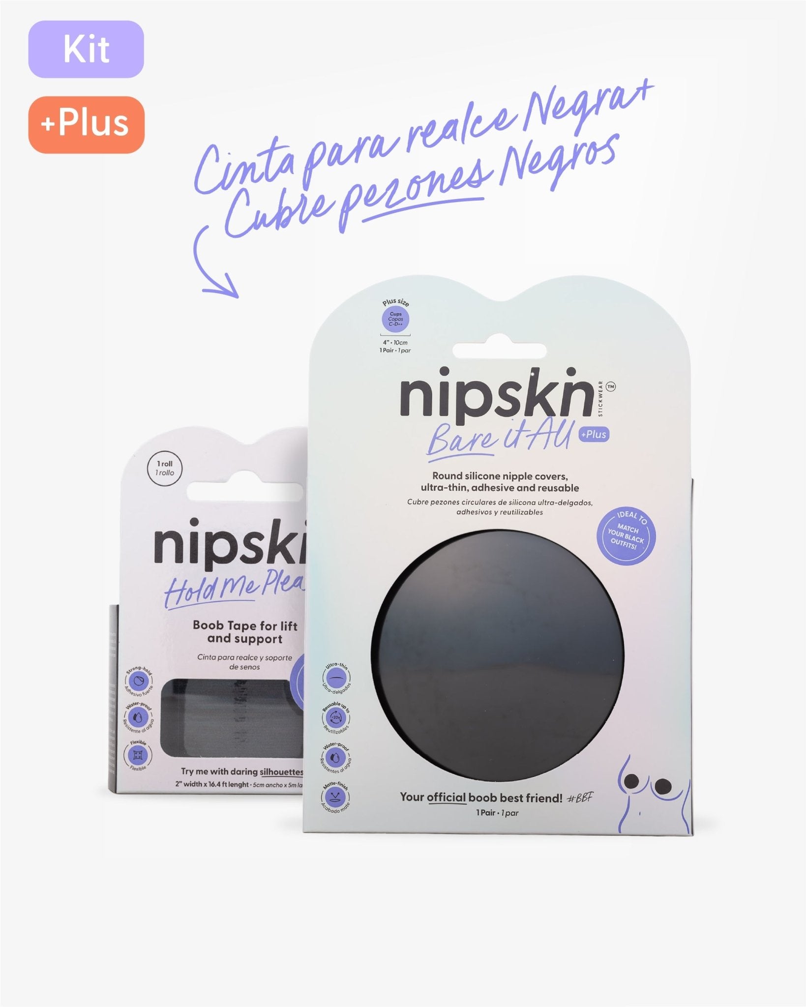KIT Bra - blem Solved Black Edition - Nipskin CR