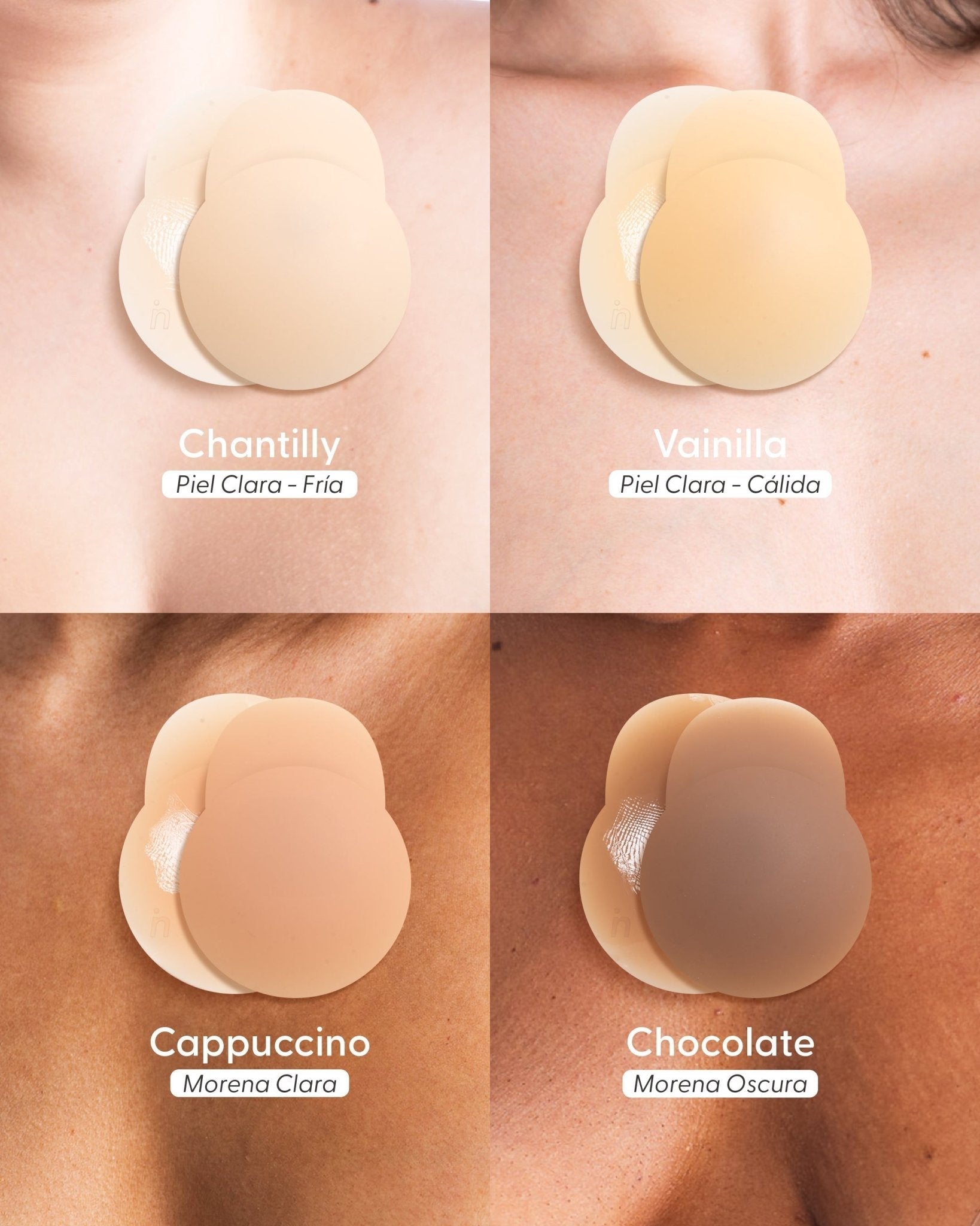 Kit Brasier Adhesivo + Copas Adhesivas en Silicona Para Levantar busto (Talla M) - Nipskin® - Nipskin CR