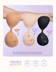 Kit Brasier Adhesivo de Silicona, Keep Me Close + Cinta Doble Faz - Nipskin® - Nipskin CR