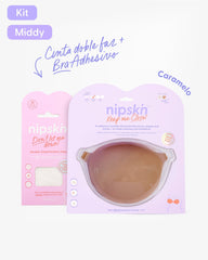 Kit Brasier Adhesivo de Silicona, Keep Me Close + Cinta Doble Faz - Nipskin® - Nipskin CR