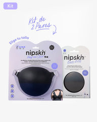 Kit Brasier Adhesivo Negro+ Cubre Pezón de Silicona Negro - Nipskin® - Nipskin CR