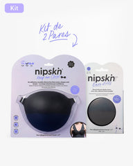 Kit Brasier Adhesivo Negro+ Cubre Pezón de Silicona Negro - Nipskin® - Nipskin CR