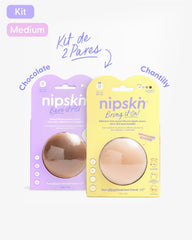 Kit Cubre pezones Sin Adhesivo + Cubre pezones Con Adhesivo | Nipskin® - Nipskin CR
