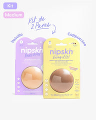 Kit Cubre pezones Sin Adhesivo + Cubre pezones Con Adhesivo | Nipskin® - Nipskin CR