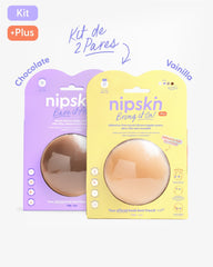 Kit Cubre pezones Sin Adhesivo + Cubre pezones Con Adhesivo | Nipskin® - Nipskin CR
