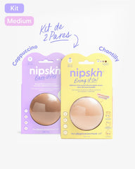 Kit Cubre pezones Sin Adhesivo + Cubre pezones Con Adhesivo | Nipskin® - Nipskin CR