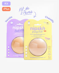 Kit Cubre pezones Sin Adhesivo + Cubre pezones Con Adhesivo | Nipskin® - Nipskin CR