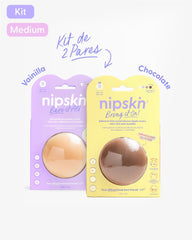 Kit Cubre pezones Sin Adhesivo + Cubre pezones Con Adhesivo | Nipskin® - Nipskin CR