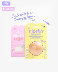 Kit Cubre pezones Sin Adhesivo más Cinta Doble Faz, Bring It On | Nipskin® - Nipskin CR