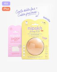 Kit Cubre pezones Sin Adhesivo más Cinta Doble Faz, Bring It On | Nipskin® - Nipskin CR