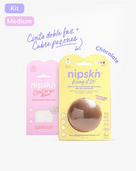 Kit Cubre pezones Sin Adhesivo más Cinta Doble Faz, Bring It On | Nipskin® - Nipskin CR