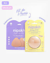 Kit Cubre pezones Sin Adhesivo + Triangular | Nipskin® - Nipskin CR