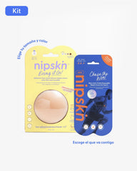 Kit Cubrepezones Pareja: Anti - Roce (Él) + Sin Adhesivo (Ella) - Nipskin® - Nipskin CR