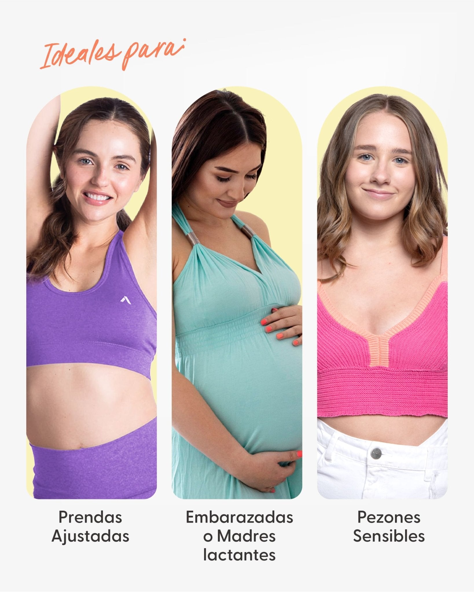 Kit Cubrepezones Pareja: Anti - Roce (Él) + Sin Adhesivo (Ella) - Nipskin® - Nipskin CR
