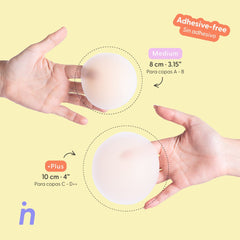 Kit Cubrepezones Pareja: Anti - Roce (Él) + Sin Adhesivo (Ella) - Nipskin® - Nipskin CR