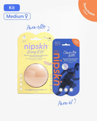 Kit Cubrepezones Pareja: Anti - Roce (Él) + Sin Adhesivo (Ella) - Nipskin® - Nipskin CR
