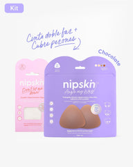Kit Escotes Perfectos - Cubre Pezones de Silicona y Cinta Doble Faz Nipskin® - Nipskin CR