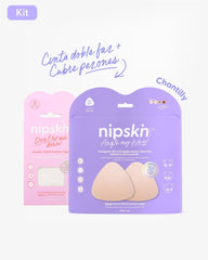Kit Escotes Perfectos - Cubre Pezones de Silicona y Cinta Doble Faz Nipskin® - Nipskin CR