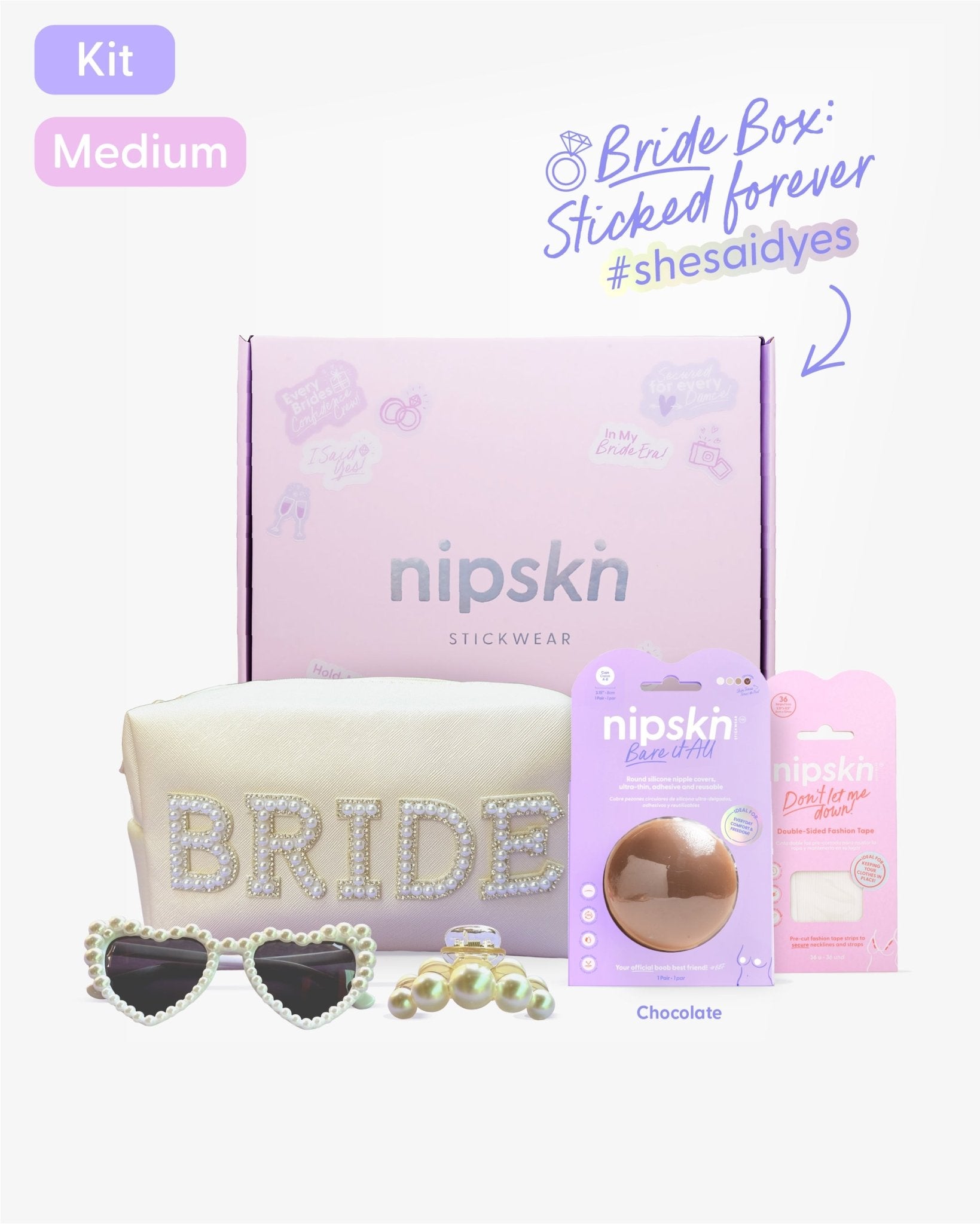 Kit Novias - Brides Box Sticked Forever Nipskin® - Nipskin CR