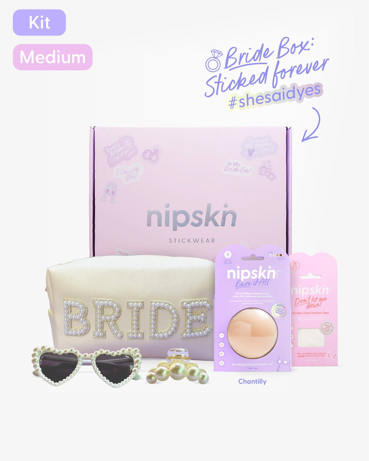 Kit Novias - Brides Box Sticked Forever Nipskin® - Nipskin CR