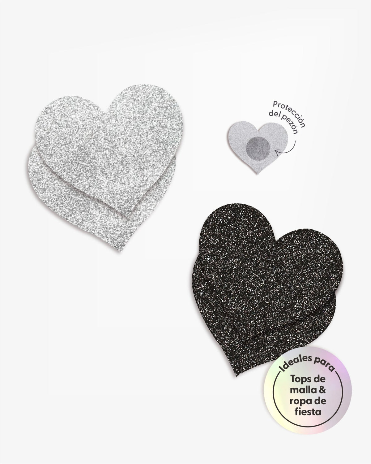 Party Heart - Stickers para cubrir los pezones de un solo uso