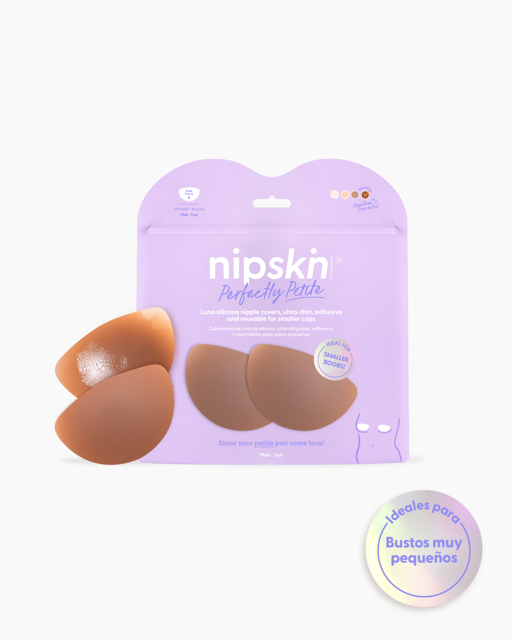 Perfectly Petite - Cubre Pezones Luna de Silicona Reutilizables - Nipskin CR