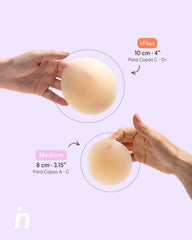 PLUS - Bare it All Nipple Covers - Cubre Pezones Circulares de Silicona Reutilizables - Nipskin CR