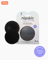 PLUS Black Edition Bare it All - Cubre Pezones Circulares de Silicona Reutilizables - Nipskin CR