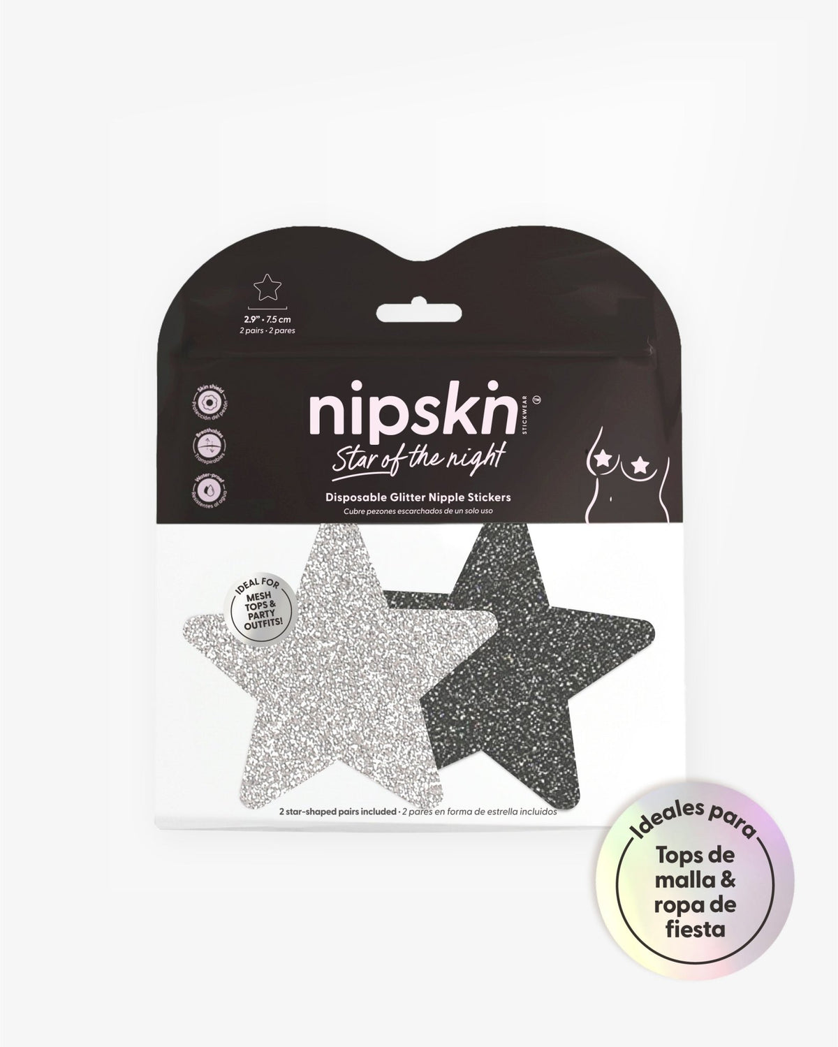Star Of The Night - Stickers para cubrir los pezones de un solo uso - Nipskin CR