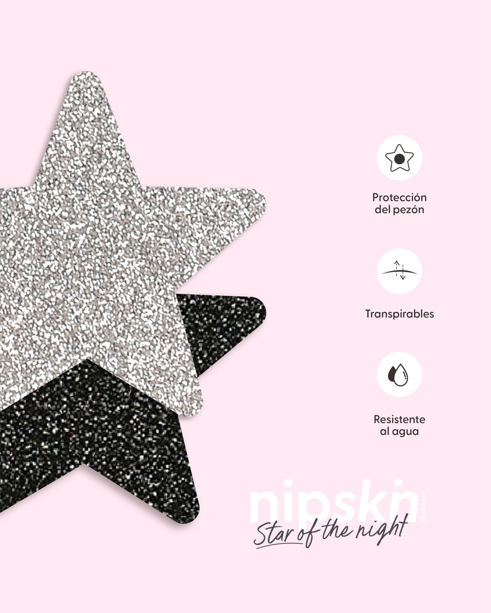 Star Of The Night - Stickers para cubrir los pezones de un solo uso - Nipskin CR