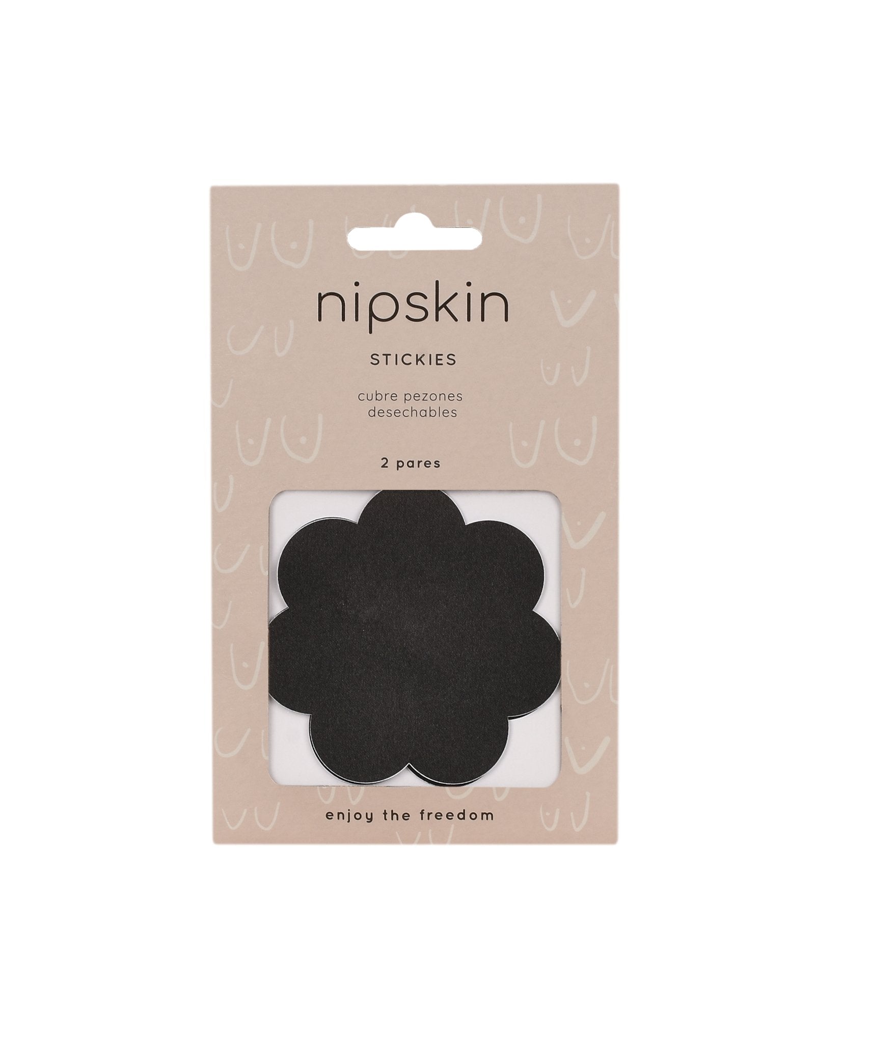 Stickies Flores Satín - 2 Pares de Cubre Pezones de un solo uso - nipskincol