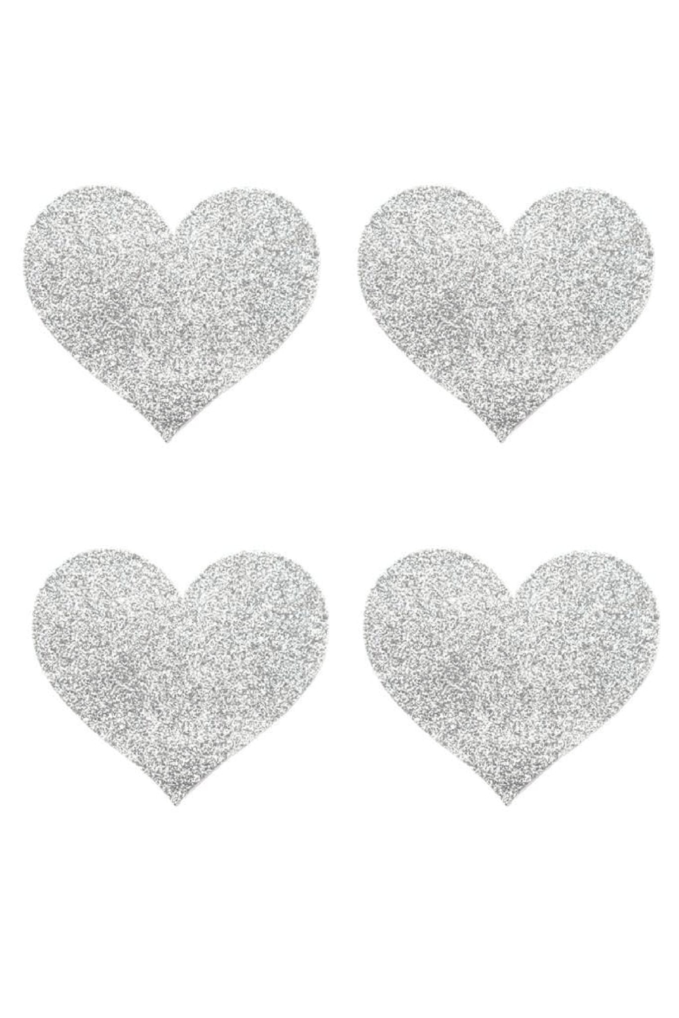 Stickies Night Corazones - 2 pares de Cubre Pezones de un solo uso - nipskincol